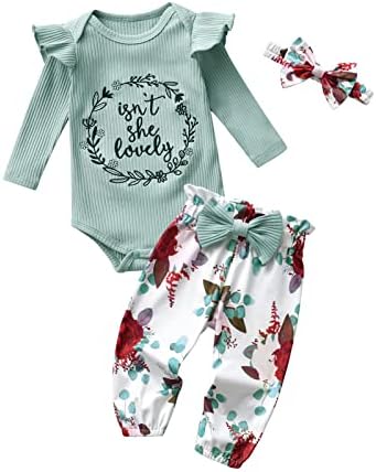 Elspilit preemie новороденче облека за девојчиња за новороденче ромпер панталони за ромски панталони