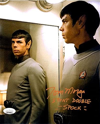 Том Морга автограмираше потпишан испишан 8x10 Фото -Star Trek Spock JSA COA