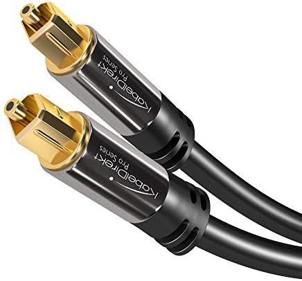 ТОСЛИНК кабел, оптички аудио кабел - 3 стапки краток оптички кабел за звучни ленти-Кабелдиректен