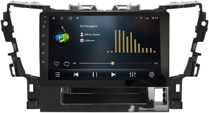 Андроид 10 Авторадио Автомобил Навигација Стерео Мултимедијален Плеер ГПС Радио 2.5 Д Екран На Допир фортојота Алфард 2015-2019 Окта Јадро 3GB