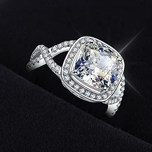 2023 Нова големина прстен со прсти 59 шарени жени накит цирконски венчални прстени подароци бакарни прстени 1999 прстен