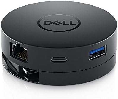 Нов Dell Mobile USB-C DA300 до HDMI/VGA/Ethernet/USB 4K адаптер компатибилен со Latitude 7390 7389 XPS 13 9370 13 9365 XPS 9575 9570.
