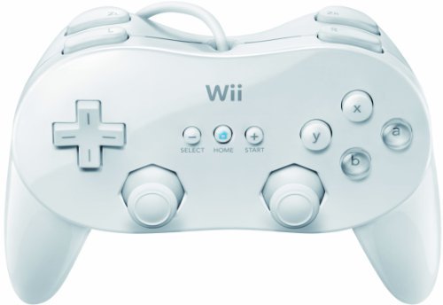 Wii Класичен Контролер Про-Бело
