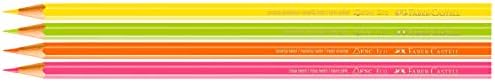 Faber-Castell Pastel + Neon + Металик комплет за моливи, Екопцил, комплет/бои, 24 бои