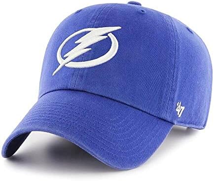 '47 NHL Unisex-Advult Clean Up Adjectable Hat Cap Една големина одговара на сите