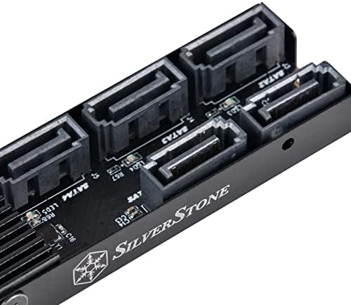 Silverstone Technology ECS07 5-порта SATA GEN3 6GBPS Не-RAID M.2 PCIE CASTORION CAST, SST-ECS07