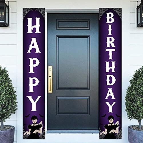 Среда Банер среќен роденден позадина фантазија ТВ драма тема за влезна врата тремот момчиња девојки обожаватели соба спална соба колеџ и декор