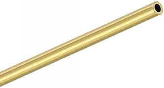 uxcell Месинг Тркалезна Цевка 2,5 мм од 0,5 мм Дебелина На Ѕидот Цевки Со Должина Од 100 мм 6 Еез