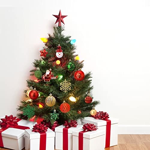 божиќни висечки украси,украси за новогодишна елка,божиќни бабури, Украси За Божиќни Топки Поставени За Новогодишни Украси-70 Парчиња