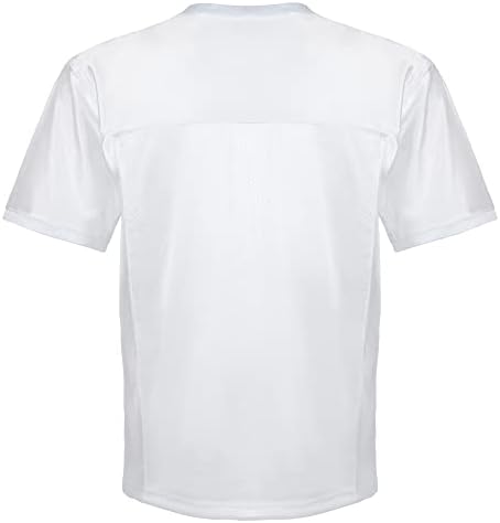 Мажи празно обичен фудбалски дрес за вежбање тимски спортски униформи хип хоп хипстер кратки ракави мрежни кошули S-3XL