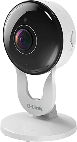 D-Link 1080p Wi-Fi Внатрешна Безбедносна Камера, Целосна HD 137-степен Широк Агол Wi-Fi Камера, Облак Снимање, Двонасочен Аудио, Откривање