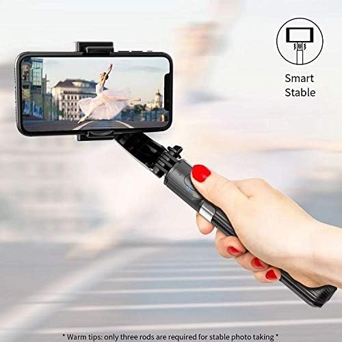 Штанд на Boxwave и монтирање компатибилен со Motorola Moto G7 Plus - Gimbal SelfiePod, Selfie Stick Extendable Video Gimbal стабилизатор