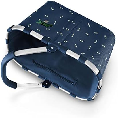 Reisenthel Carrybag Bavaria 5 Blue - цврста корпа за купување со многу простор за складирање и практичен внатрешен џеб - елегантен и