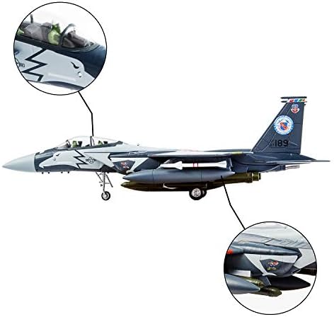 1/100 скала F-15 Eagle Attack Attack Metal Fighter Fighter Воен модел Fairchild Republic Diecast Авион модел за колекција или подароци