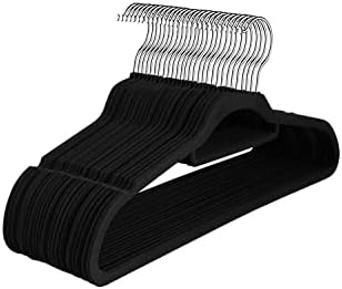 Ayasw Non-Slip Velvet Hangers Ultra Thin Tkin 360 степени вртливата кука за удобно костуми за заштеда на простор заштеда на силна и издржлива