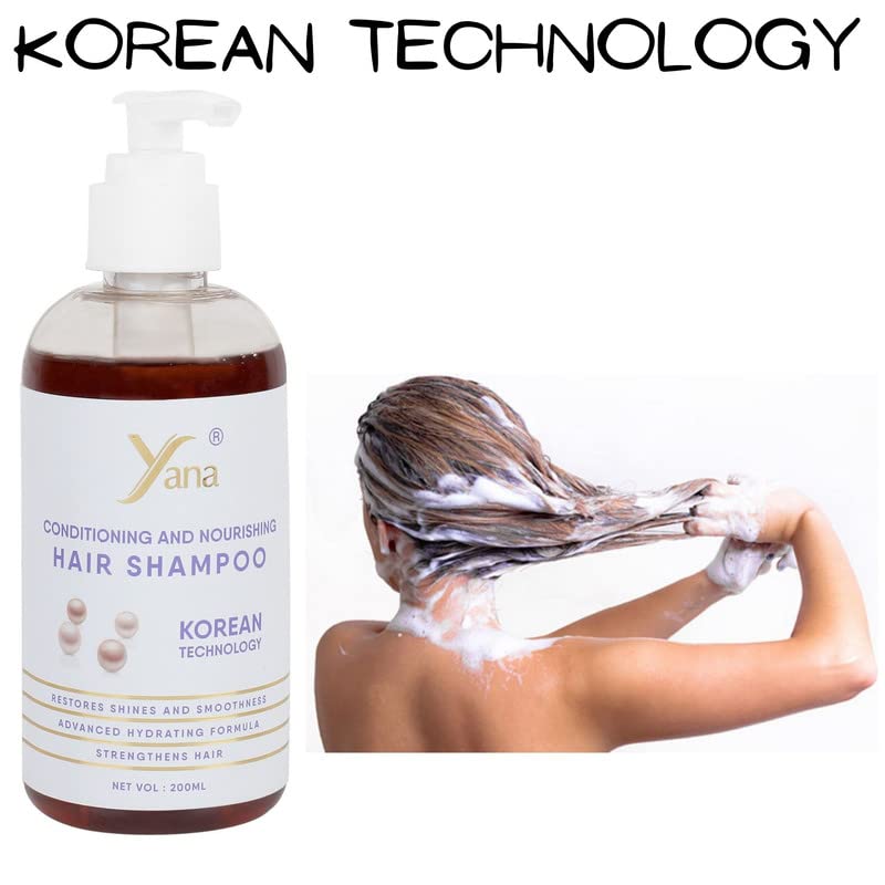 Јана шампон за коса со корејска технологија ајурведска шампон за коса за мажи