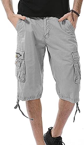 Класични Столарски Панталони Шорцеви Машки Панталони На Отворено Работа На Плажа Обични Панталони Товар Во Боја Џеб Машки Панталони Плус