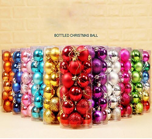 Божиќни украси - божиќни украси за топка за Божиќ - 24 парчиња 1,18 Божиќни дрвја распрскуваат украси за украси за празници и