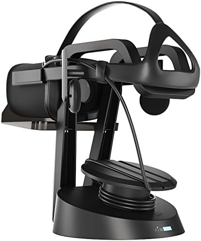 Skywin VR Штанд-Штанд За Прикажување Слушалки И Организатор На Кабел За Сите VR Очила-HTC Vive, Playstation VR и Oculus Rift, Oculus Потрага