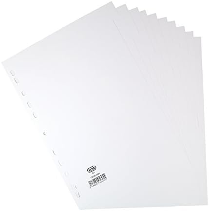 Елба А4 10 Дел 160гсм Делител На Картички-Бело