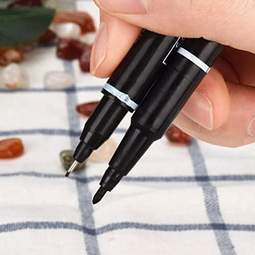 Kuyyfds Тетоважа маркер пенкало водоотпорен молив за обележување на кожата фино точка мастило пенкало мешана боја 3 парчиња