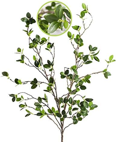 Вештачко Растение 43,3 Инчни Зелени Гранки Лист Продавница Градина Канцеларија Дома Декорација