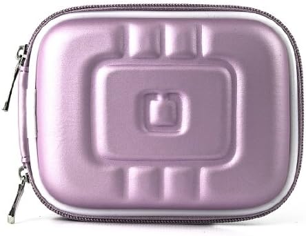 Виолетова ЕВА Издржлив Тенок Заштитен Капак За Складирање Коцка За Носење Со Внатрешен Мрежен Џеб И Карабински Клип За КАМЕРИ За КАРТИЧКИ