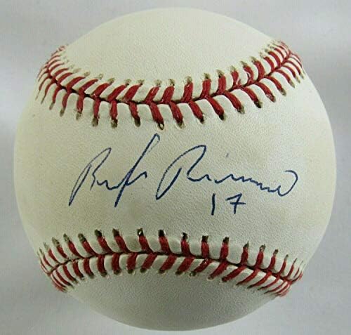 Рубен Ривера потпиша автоматски автограм Бејзбол Б97 II - автограмирани бејзбол