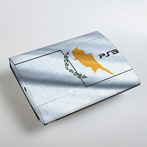 Sony Playstation 3 Суперслим Дизајн Кожата знаме На Кипар Налепница Налепница За Playstation 3 Superslim
