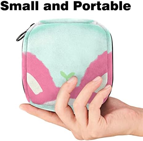 Оријукан санитарна торба за складирање на салфетка, торбичка за менструална чаша, преносни санитарни салфетки влошки за чување