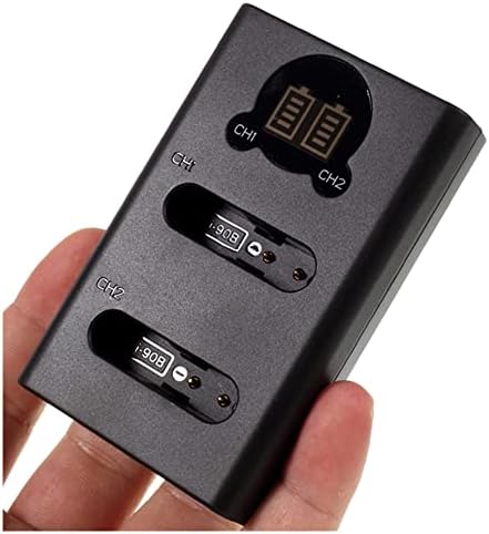 LP-E12 Charger Battery USB Dual за LC-E12 NB-E12 6760B002 EOS M M10 M100 M2 M200 M50 100D Rebel SL1 PowerShot SX70 HS KISS X7 камера