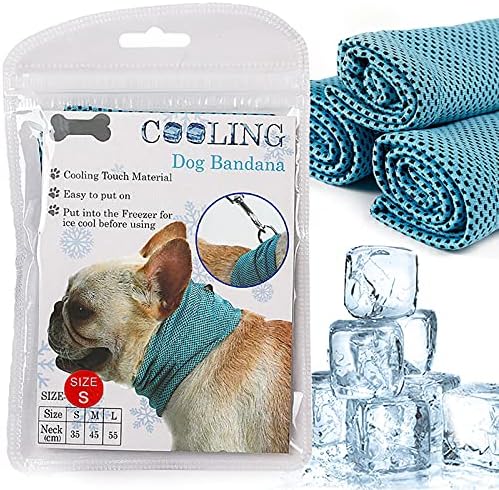 Куче Инстант ладење бандана, јака за ладење на шамии за миленичиња за кучиња за кучиња, ледени крпи за булдог, мачки мраз јака