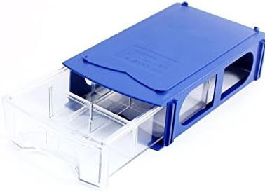 Организатори на алатки за дизајн на фиоки за фиоки за електронски држачи за складирање на кутии со сини чисти кутии за алатки 6 слоја