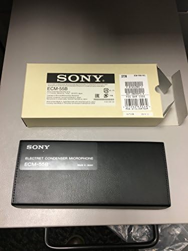 Sony ECM55B електро -кондензатор лавалиер микрофон, црна