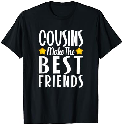 Братучеди направете ги најдобрите пријатели смешни кошула девојки момчиња деца маица