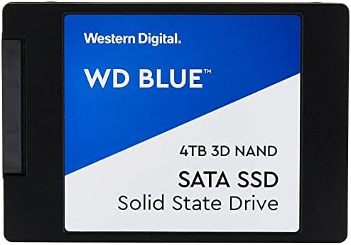 WD Blue 4TB 3D NAND SATA III 2.5 Внатрешен SSD