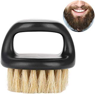 Четка за брада за мажи, стајлинг на брада и чешлање четка за бричење Комплет Меки вештачки влакна помага во омекнување и климатизација на кратки