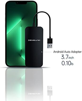 Drivelink Android Auto Wireless Adapter за Wired AA Car Wireless Android Auto Dongle за Android 11/12/13 Телефон