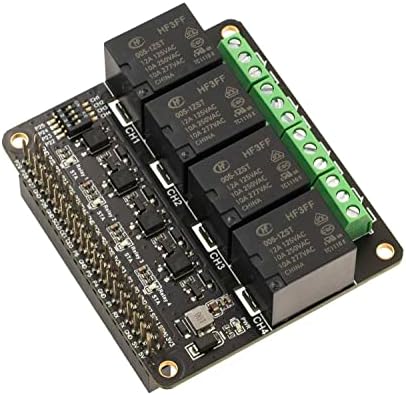 Xicoolee 4-CH реле Raspberry Pi Expansion Expansion Board Module Четири канал, за Raspberry Pi Zero/Zero W/Zero WH/2B/3B/3B+/4B
