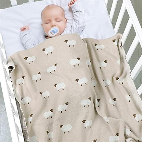 ZCMEB ќебиња Swaddle завиткан памук плетена детска деца шетач за шетач за постелнина ватенка Супер меки додатоци за деца
