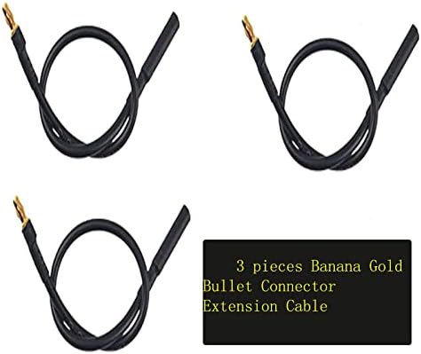 Кабел за продолжување на конекторот за конектор за златен куршум за банана, 3,5 мм приклучок за банана, машки женски кабел за RC без четка мотор