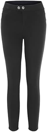 Fleоените на Флеј, женски ситни половини, тенок слаби термички зима, директно руно, поставени дебели исечени панталони