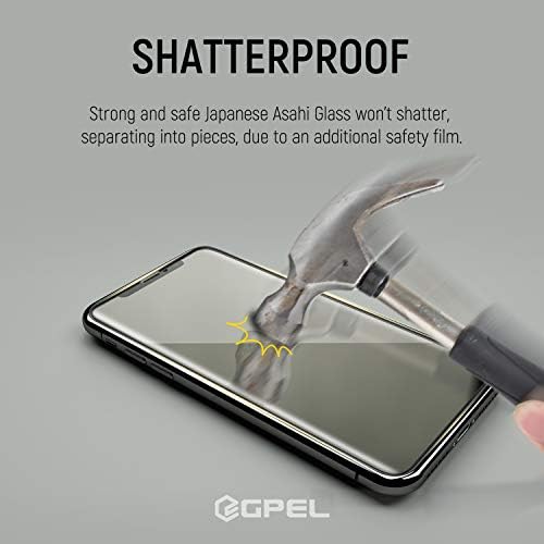 Гпел Заштитник На Екранот за iPhone XS Max/iPhone 11 Pro Max компатибилен Вистински Калено Стакло Случај-Пријателски Работа Со Повеќето