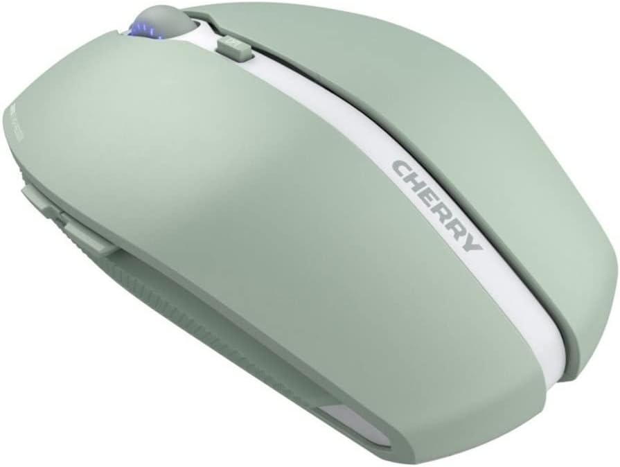 Cherry Gentix BT безжичен глушец со Bluetooth, функција со повеќе уреди до 3 уреди, резолуција што може да се префрли, 7 копчиња