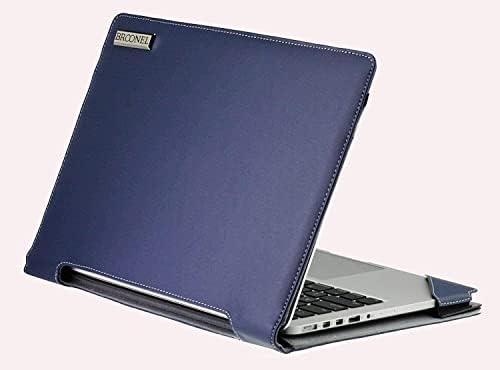 Брунел-Профил Серија - Сина Кожа Лаптоп Случај Компатибилен СО ASUS Vivobook Pro 15 OLED 15.6 Лаптоп