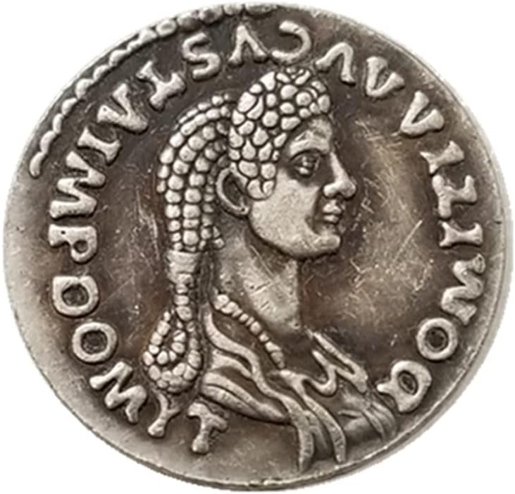 Антички Занаети Римска Монета Комеморативна Монета Месинг Сребрен Долар Сребрен Круг *3424