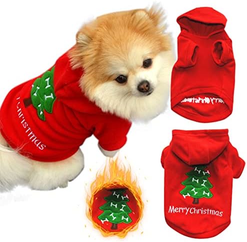 Облека за миленичиња за мали кучиња Машки Божиќ ГОГ џемпер од одмор кученце костум џемпер топло кучиња облека овоштарник мало џемпер кутре мало