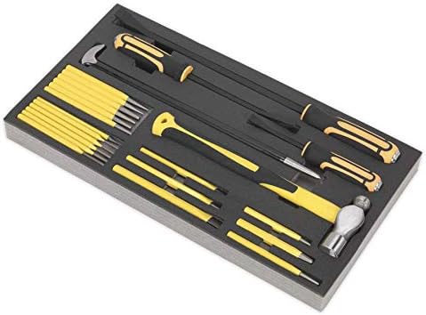 Sealey S01131 фиока за алатки со Prybar, Hammer & Punch Set 23PC
