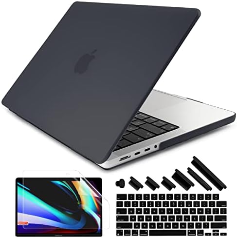 Dongke компатибилен со MacBook Pro 16 Inch Case 2023 2022 2021 M2 A2780 M1 A2485 Pro/Max, Пластична тврда школка со тастатура за MacBook