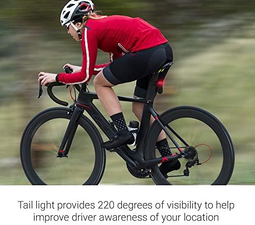 Garmin varia RTL510, велосипед/велосипедизам пакет на светлина на радарот, сигнали за возила што ги опфаќа задните